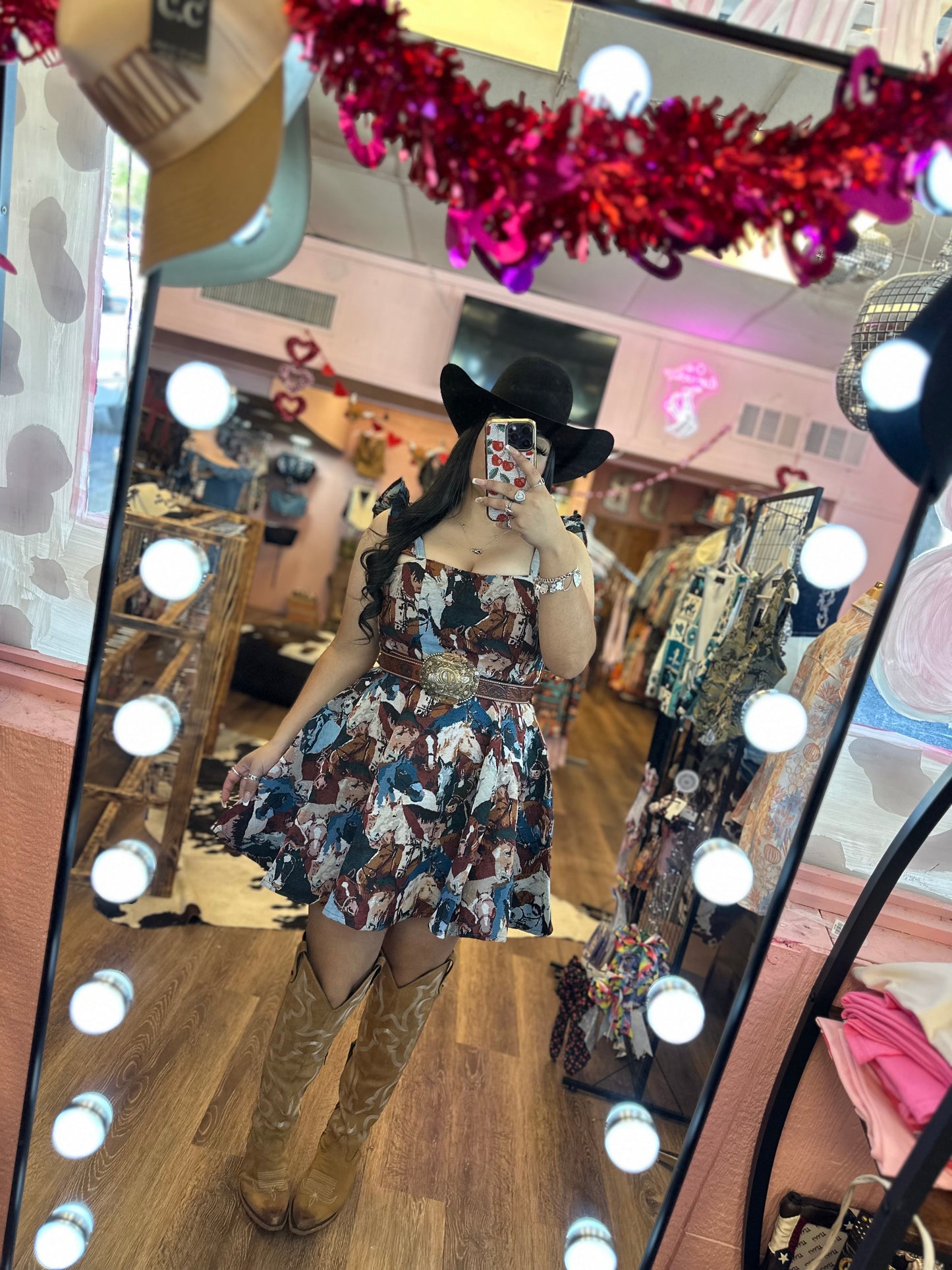 VINTAGE HORSE DRESS