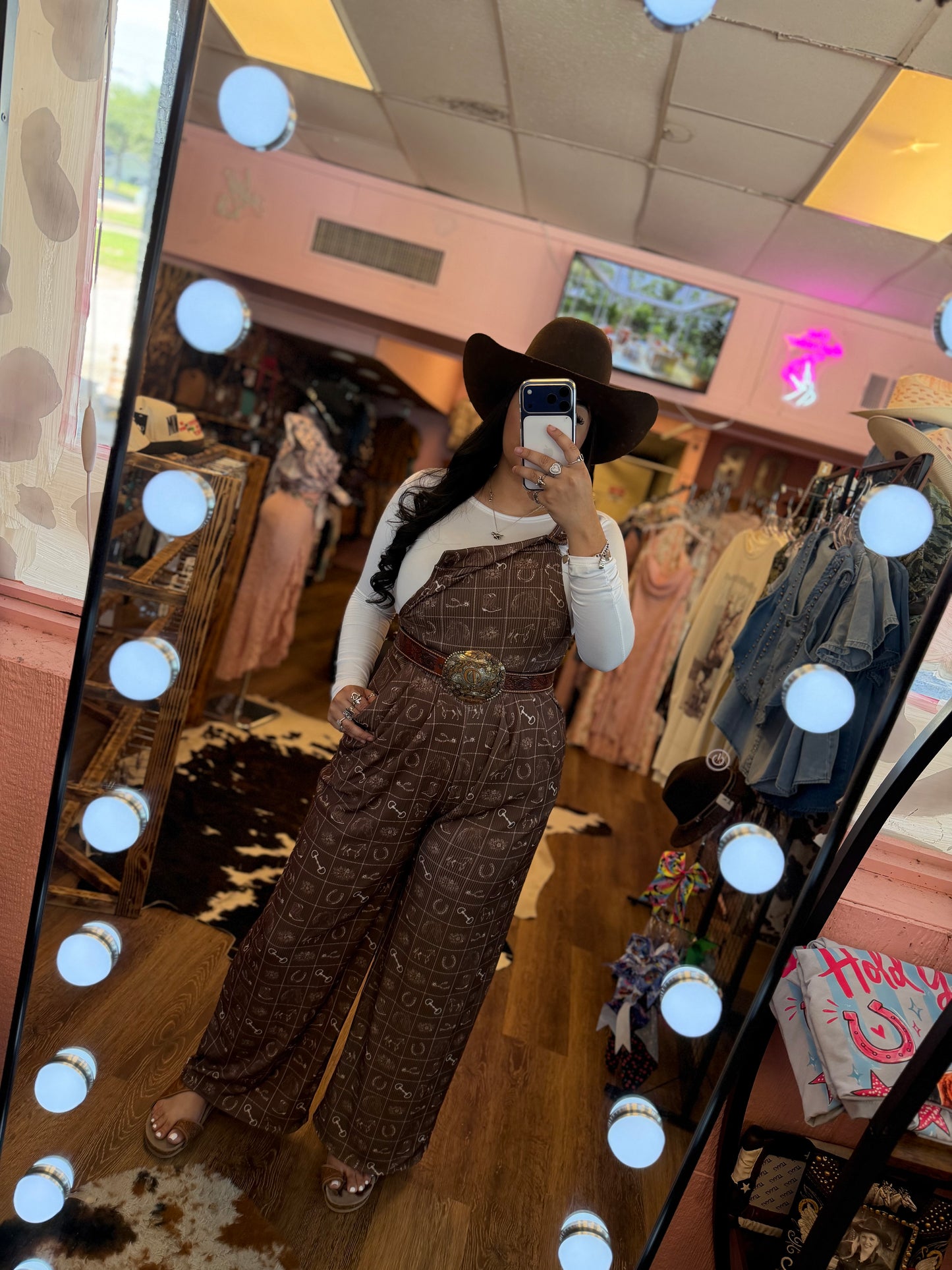 WESTERN PRINT OVERALLS