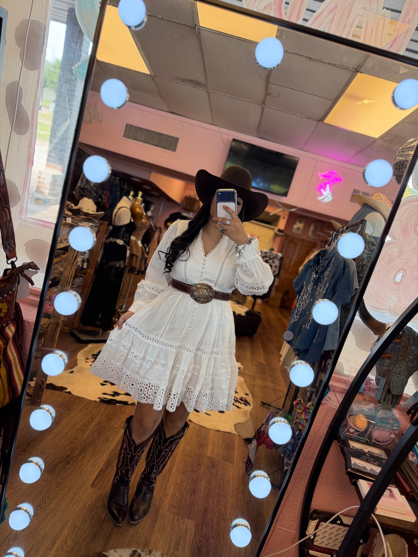 LACE WHITE DRESS