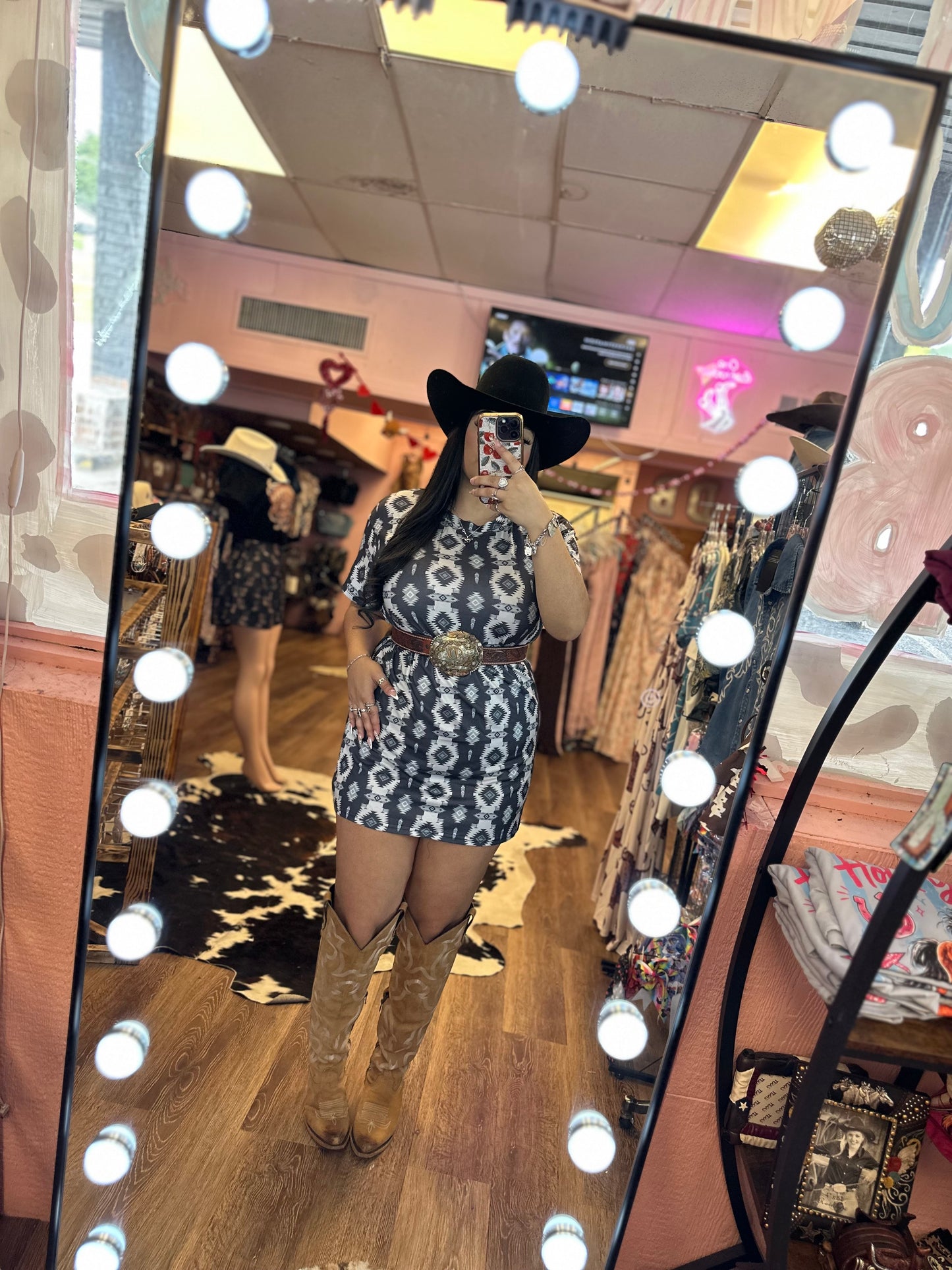 AZTEC TEE DRESS
