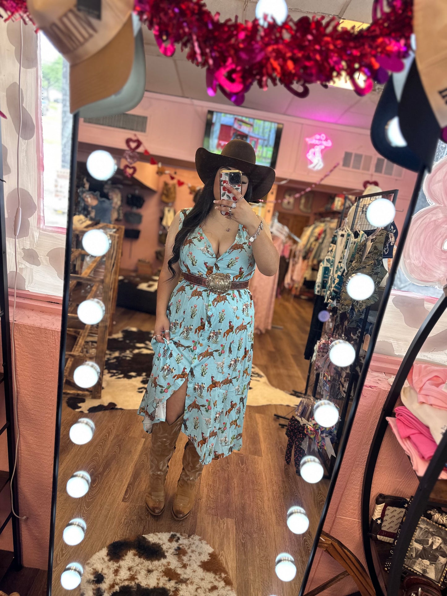 BLUE HORSE DRESS