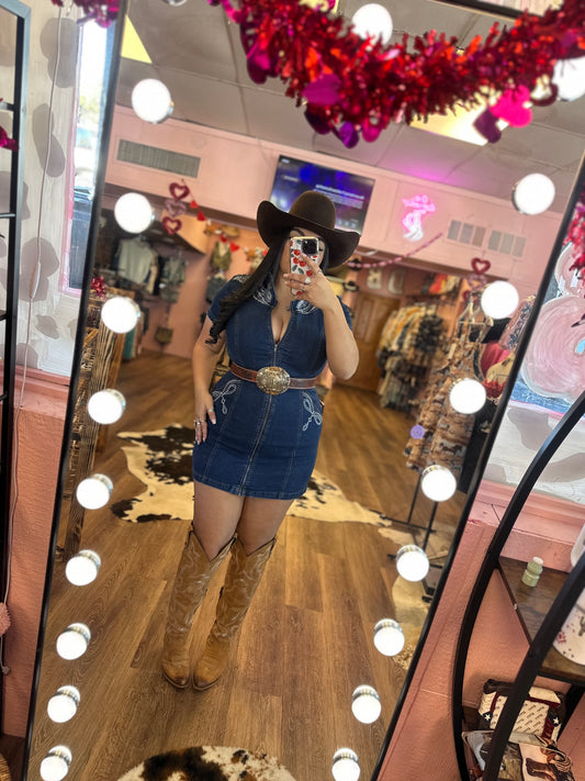 DENIM DRESS