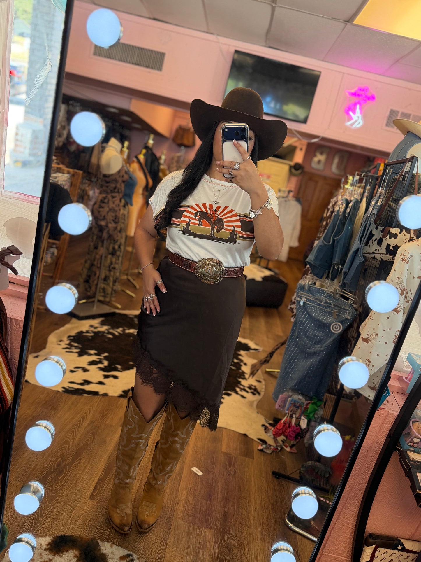 SUNSET HORSE TEE
