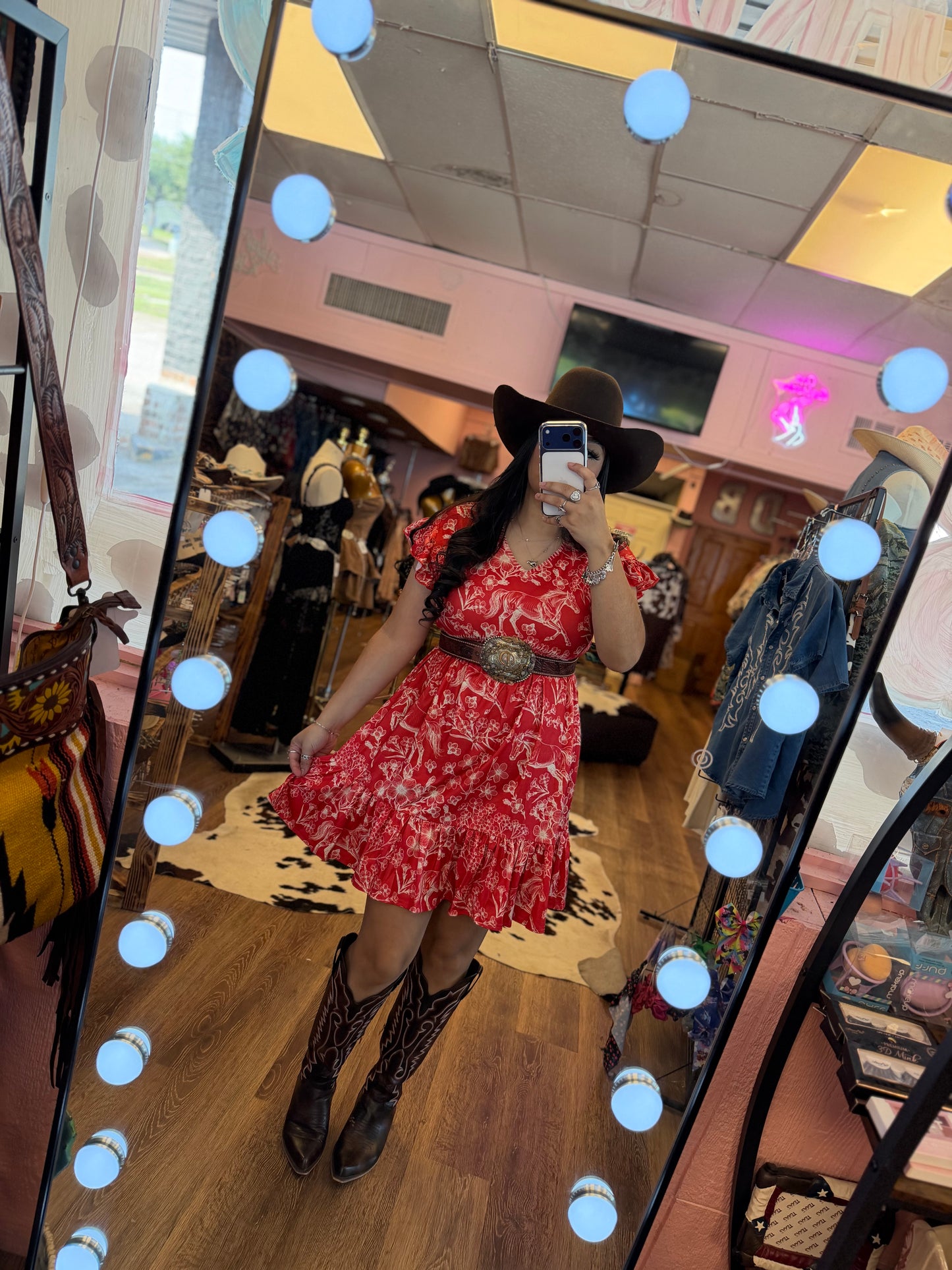 RED HORSE DRESS