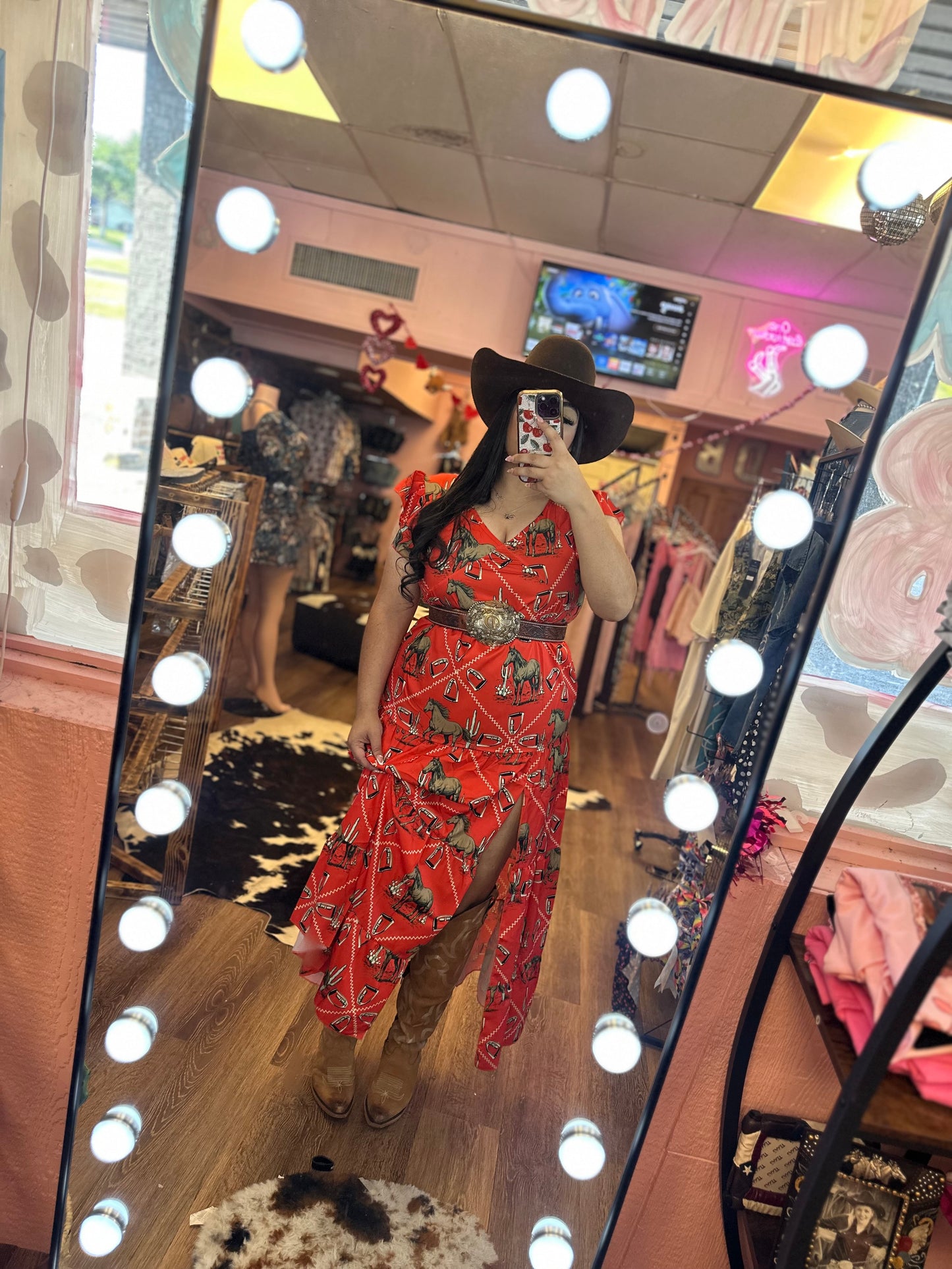 HORSE MAXI DRESS