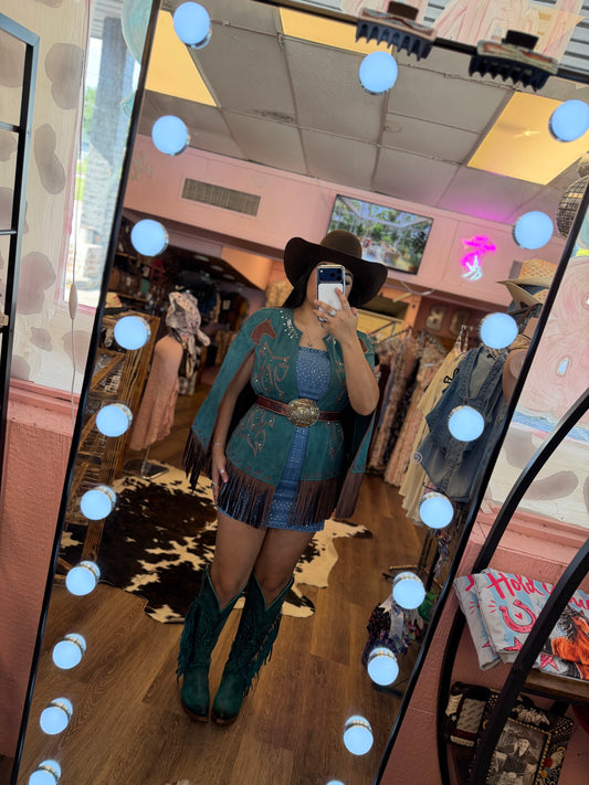 TURQUOISE HORSE CAPE