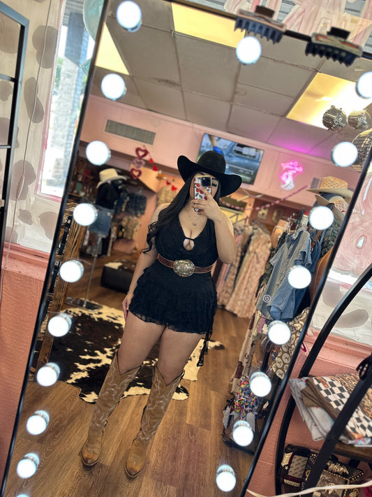 BLACK ROMPER
