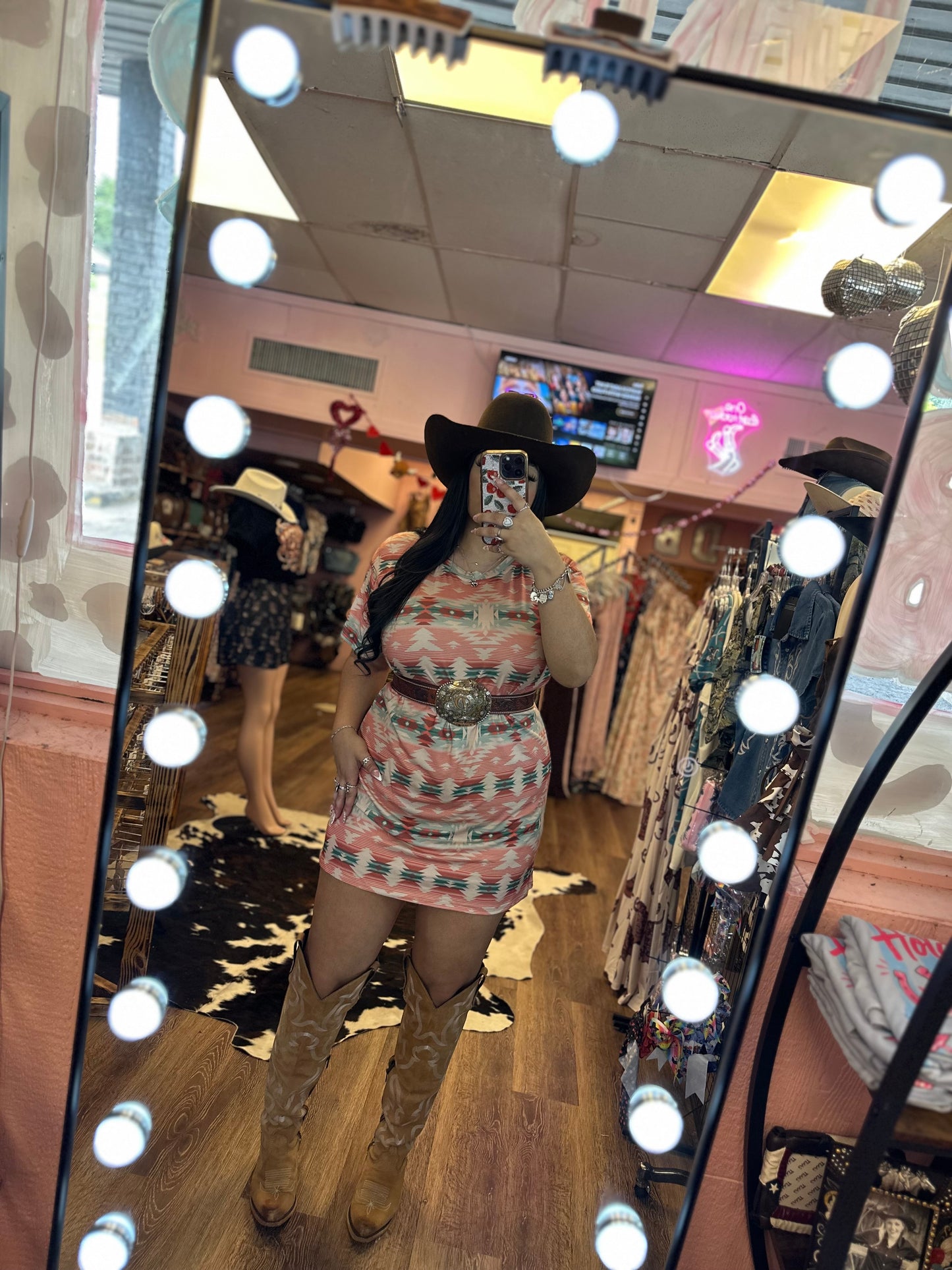 AZTEC TEE DRESS