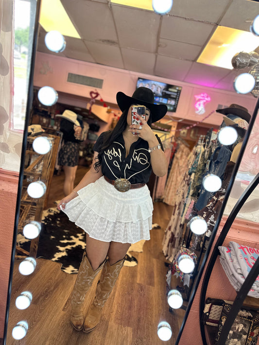 HEART GIDDY UP BLOUSE