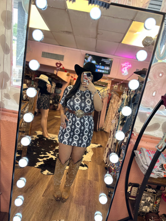 AZTEC TEE DRESS
