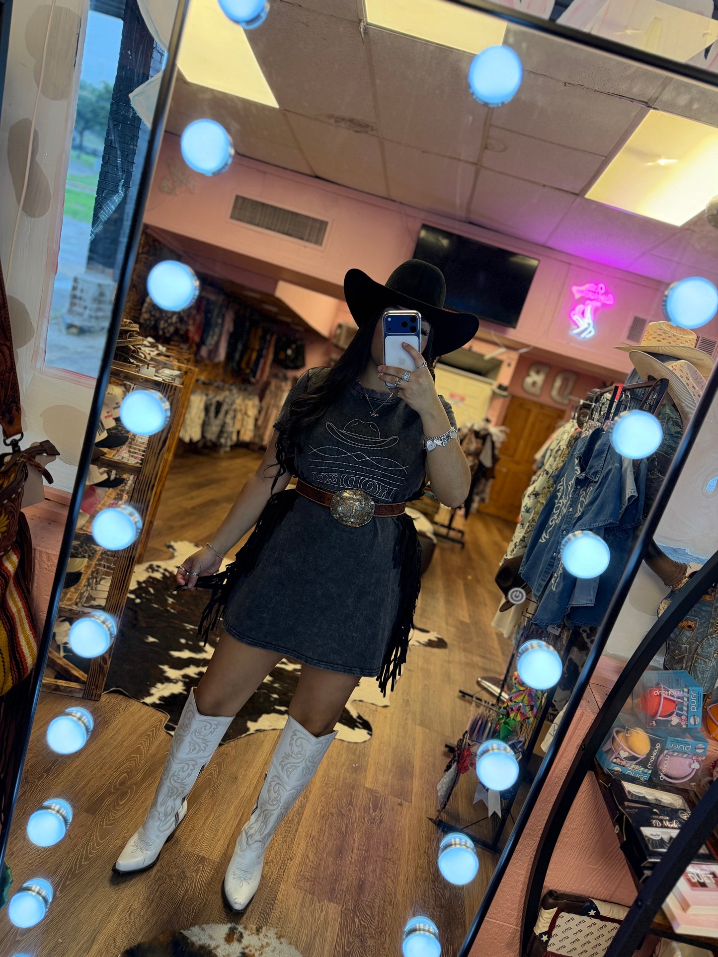 RODEO FRINGE DRESS